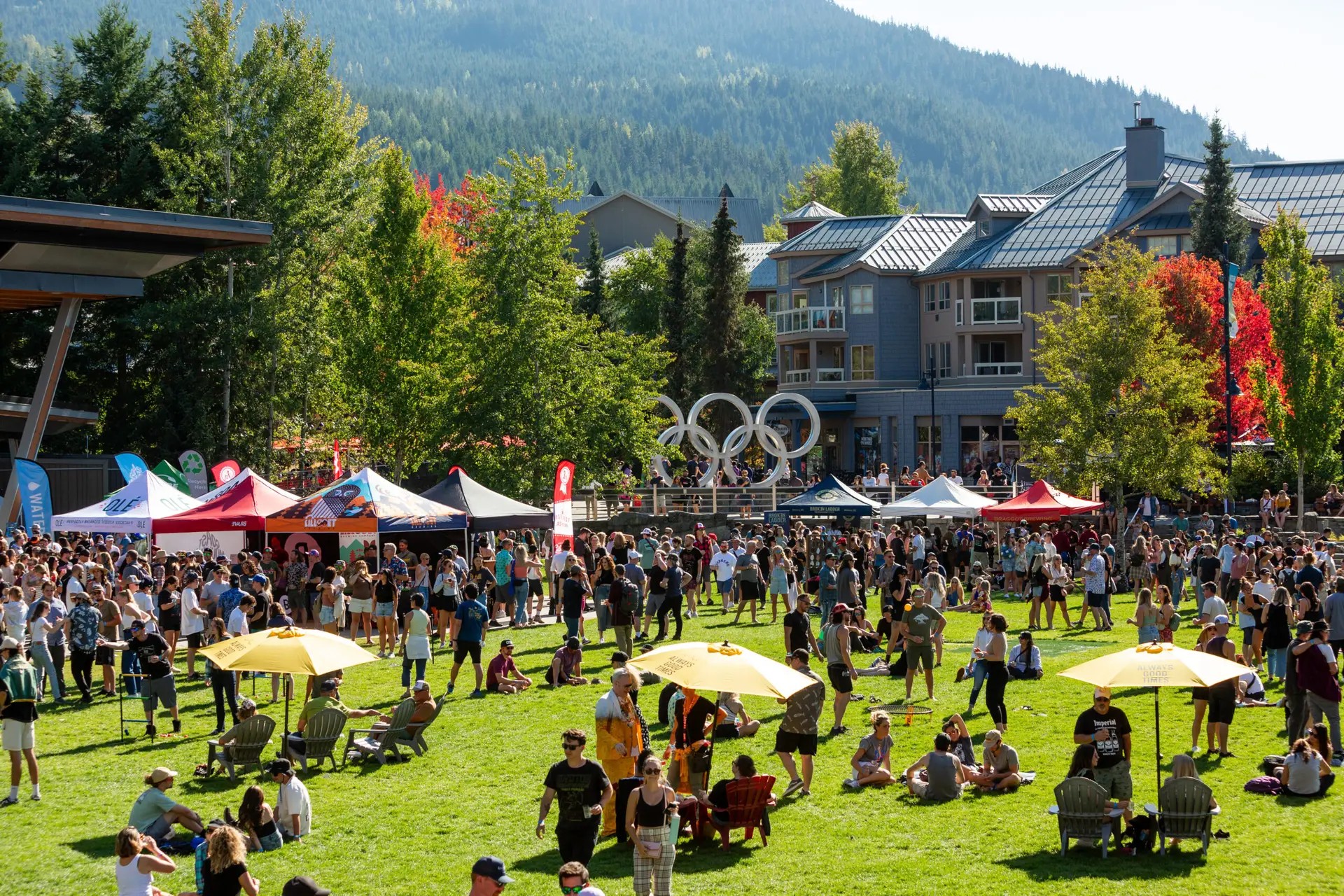 Whistler Village Beer Festival at Whistler Olympic Plaza — photo from wvbf.ca