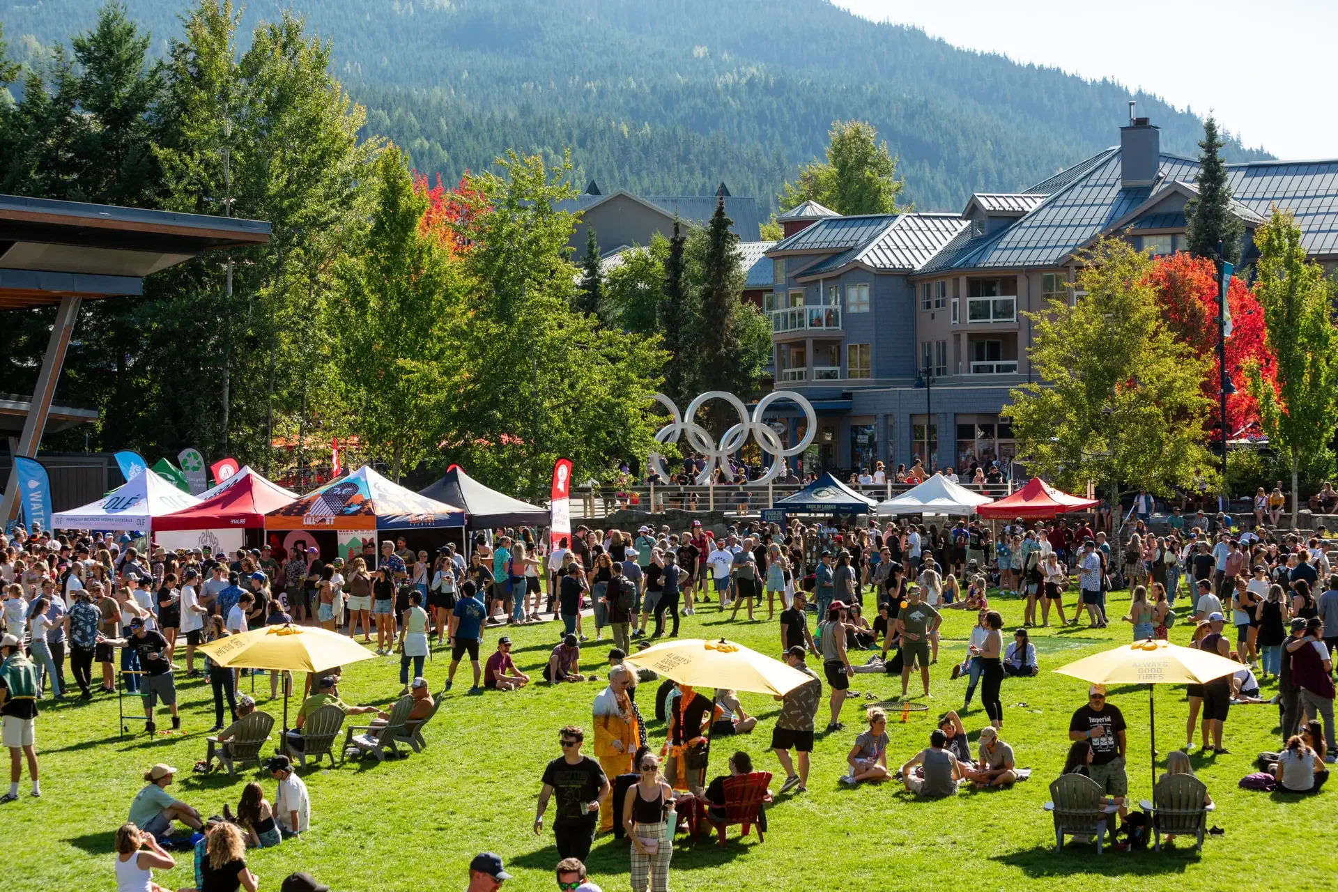 Whistler Village Beer Festival at Whistler Olympic Plaza — photo from wvbf.ca