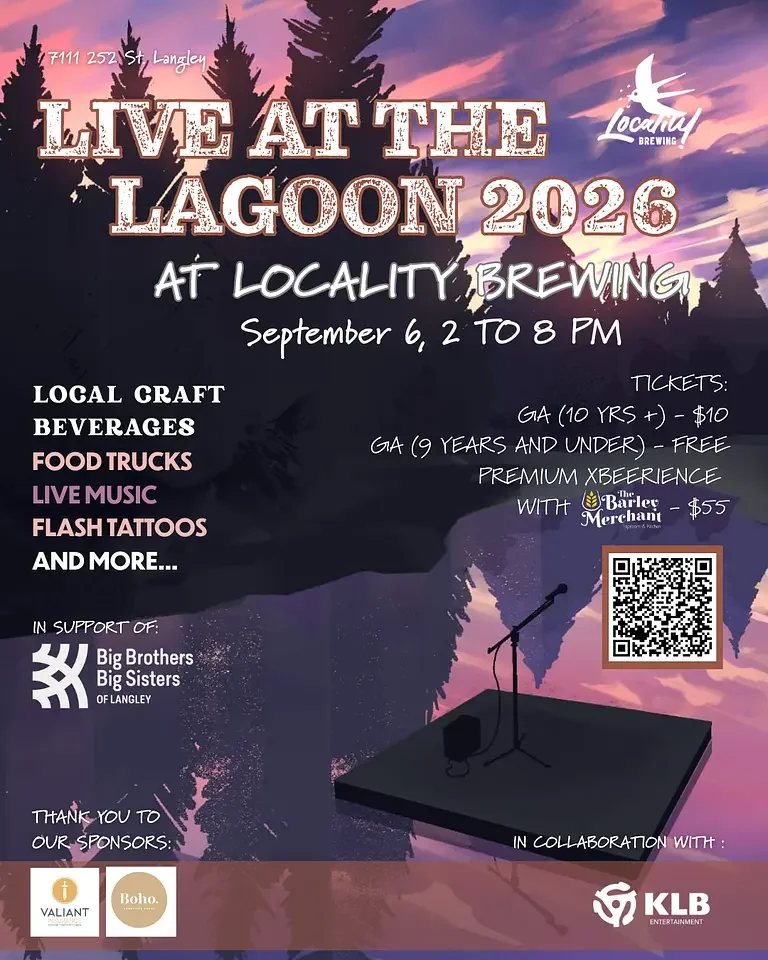 Locality Brewing presents Live at the Lagoon 2026 — photo from bcaletrail.ca